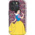 Disney Snow White Character with Floral Pattern iPhone 16 Pro Impact Case